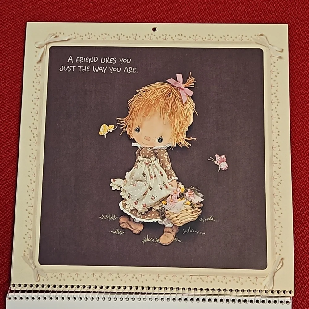 Betsey Clark's 'Friendship' calendar 1995 Hallmark UNUSED frame the art vintage